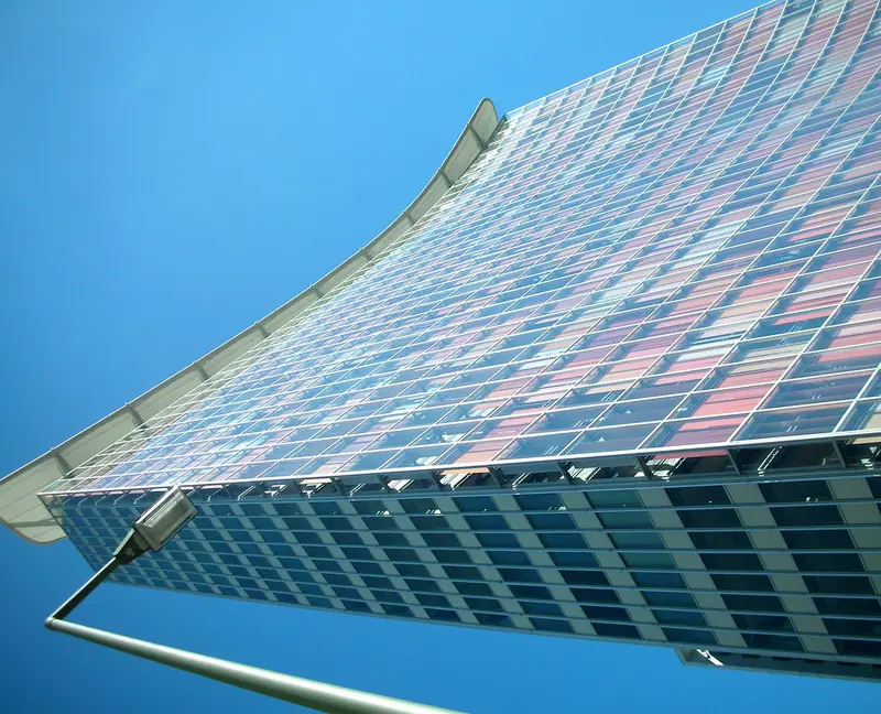 Close-up van zonnepanelen in de zon